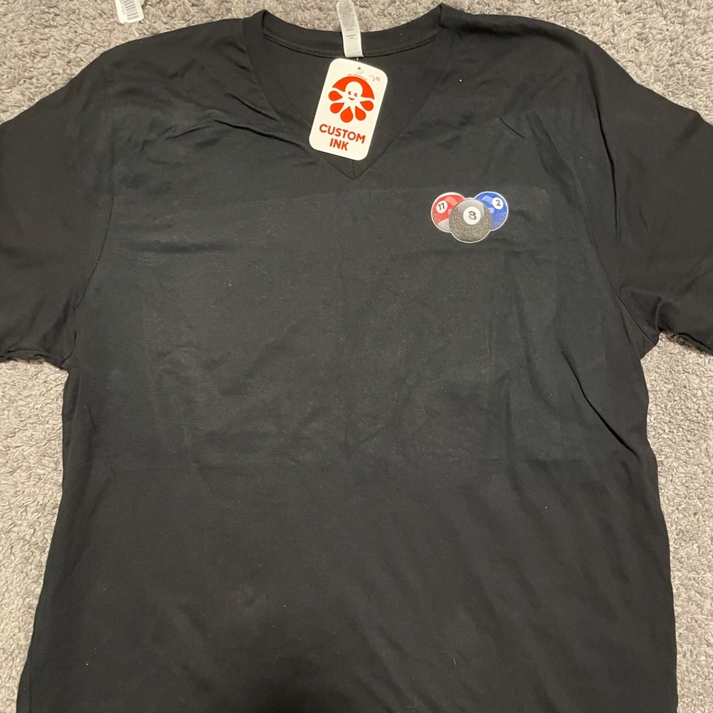 APA BOWLING TEE CUSTOM INK SIZE XL